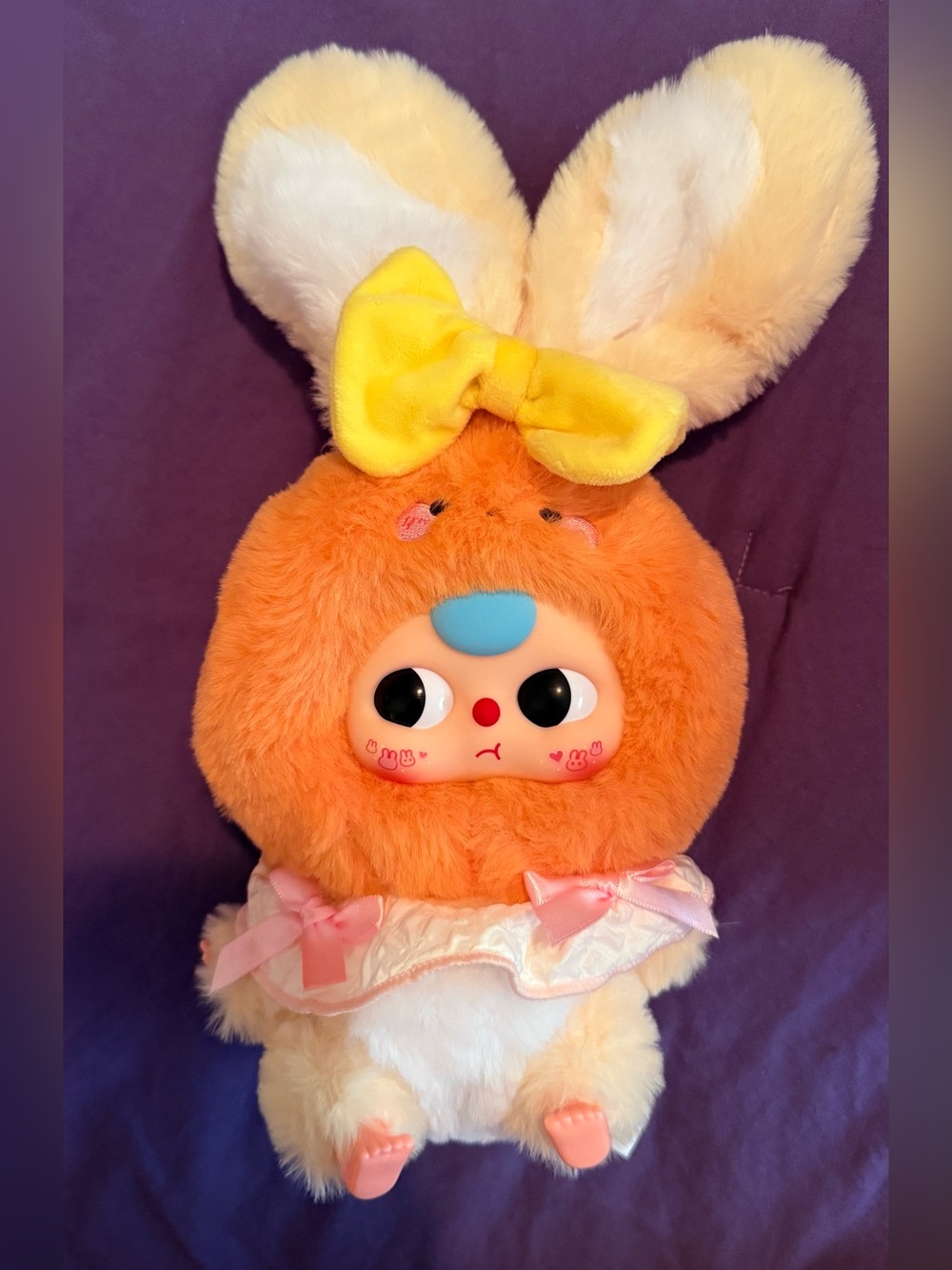 Baby Three Lillyrabbit Town Plush Bunny — Blindbox Orange & Cream